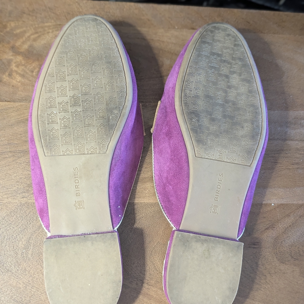 Birdies Women's Purple and Gold Shoes - Picture 5 of 8